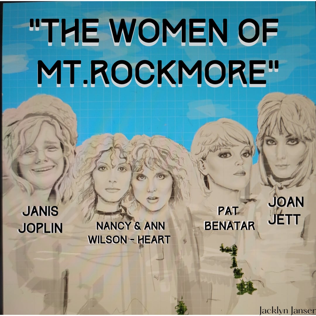 The Women Of Mt Rockmore Janis Joplin Ann Nancy Wilson Joan Jett And Pat Benatar 107 3 The Eagle